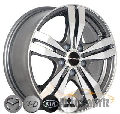 Диски ZW 348 MK-P R16 W6.5 PCD5x114.3 ET46 DIA67.1
